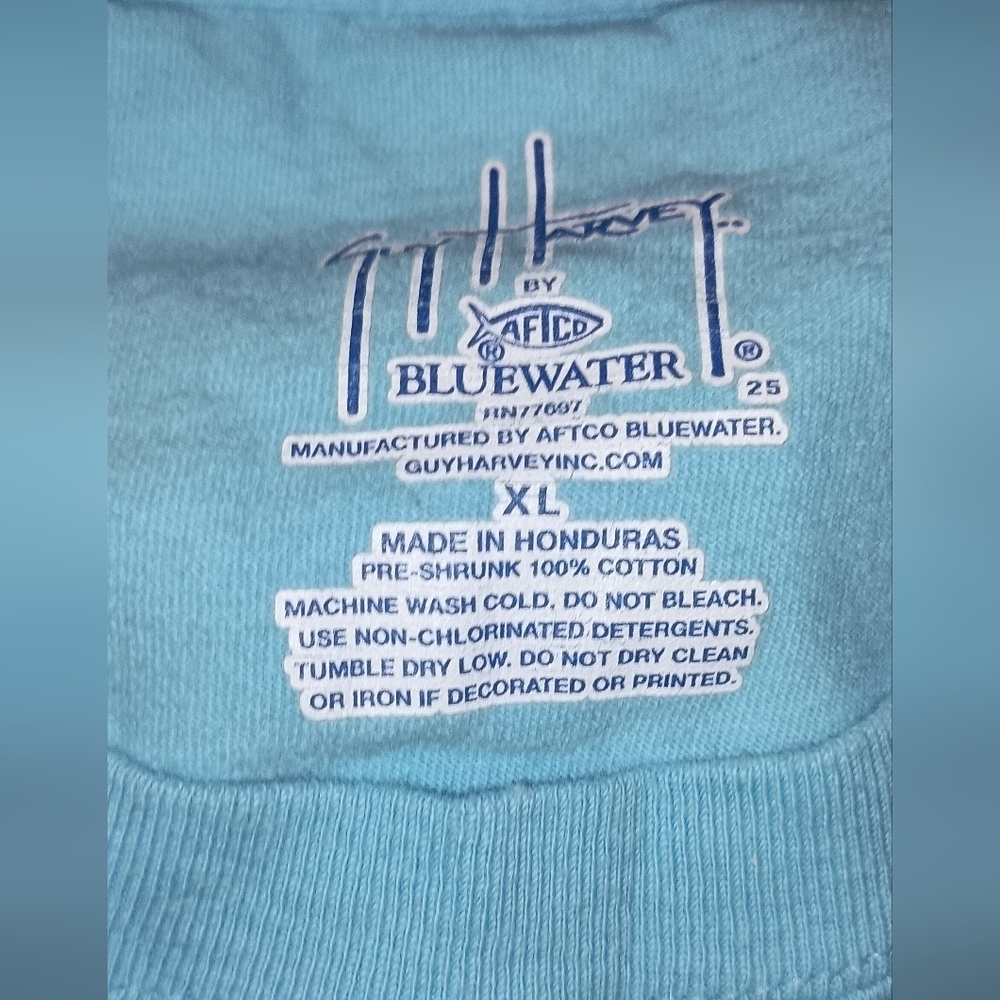 Guy Harvey By AFTCO Men's Fishing T-shirts X-Large - Picture 5 of 10